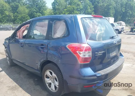 2014 Subaru Forester 2.5I z USA, uszkodzony, nr VIN JF2SJAAC1EH414368